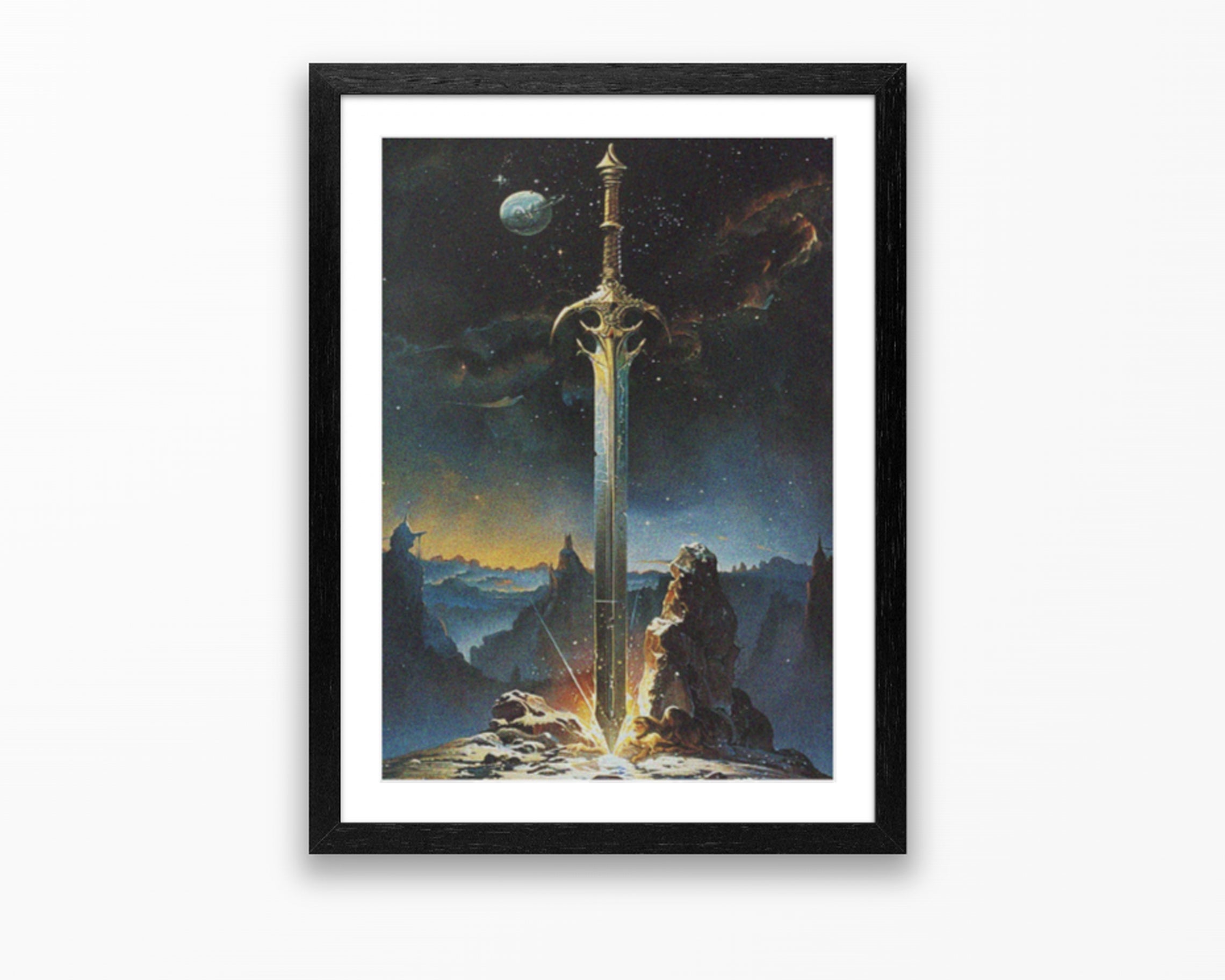 Celestial Sword - Dark Fantasy Poster
