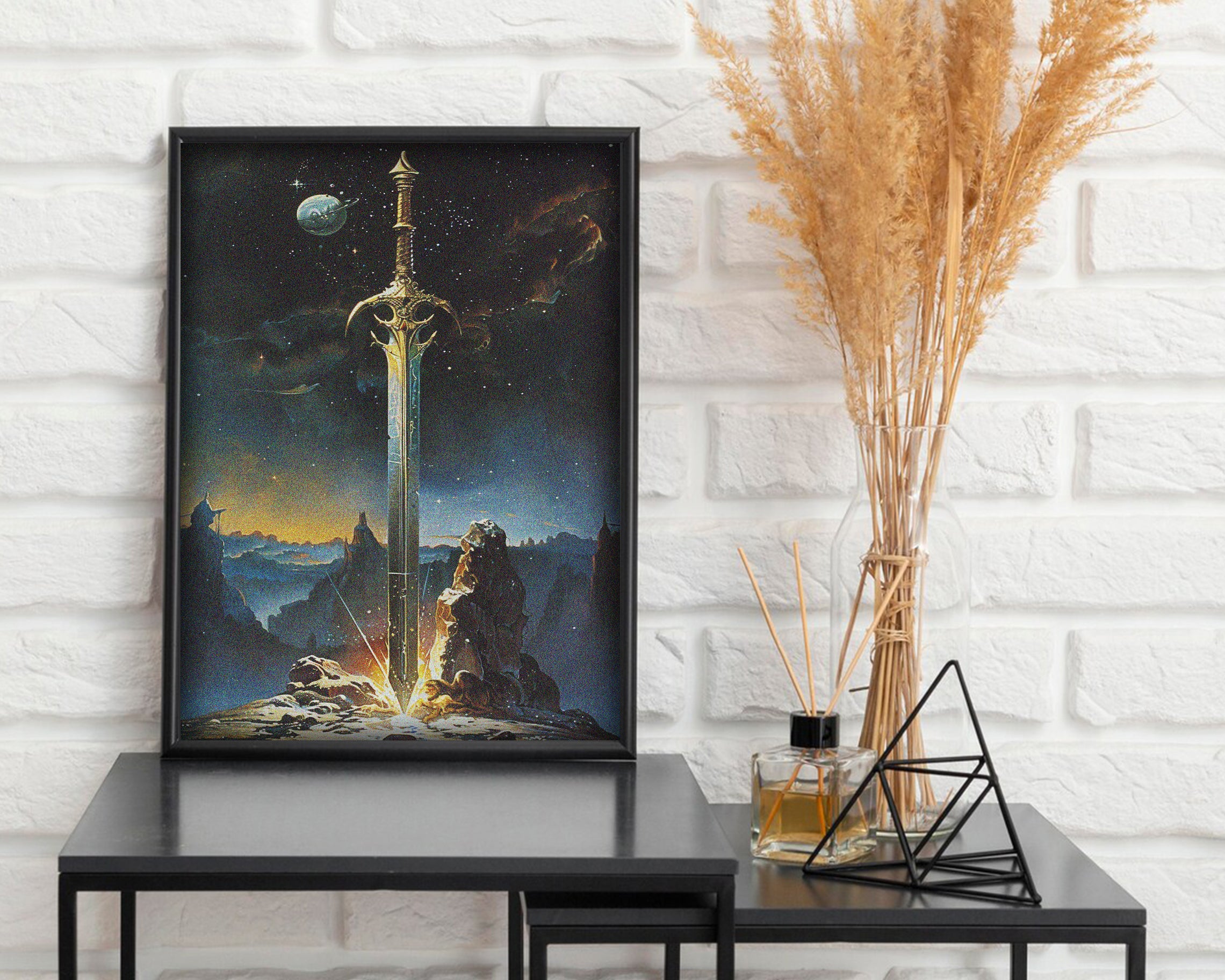 Celestial Sword - Dark Fantasy Poster