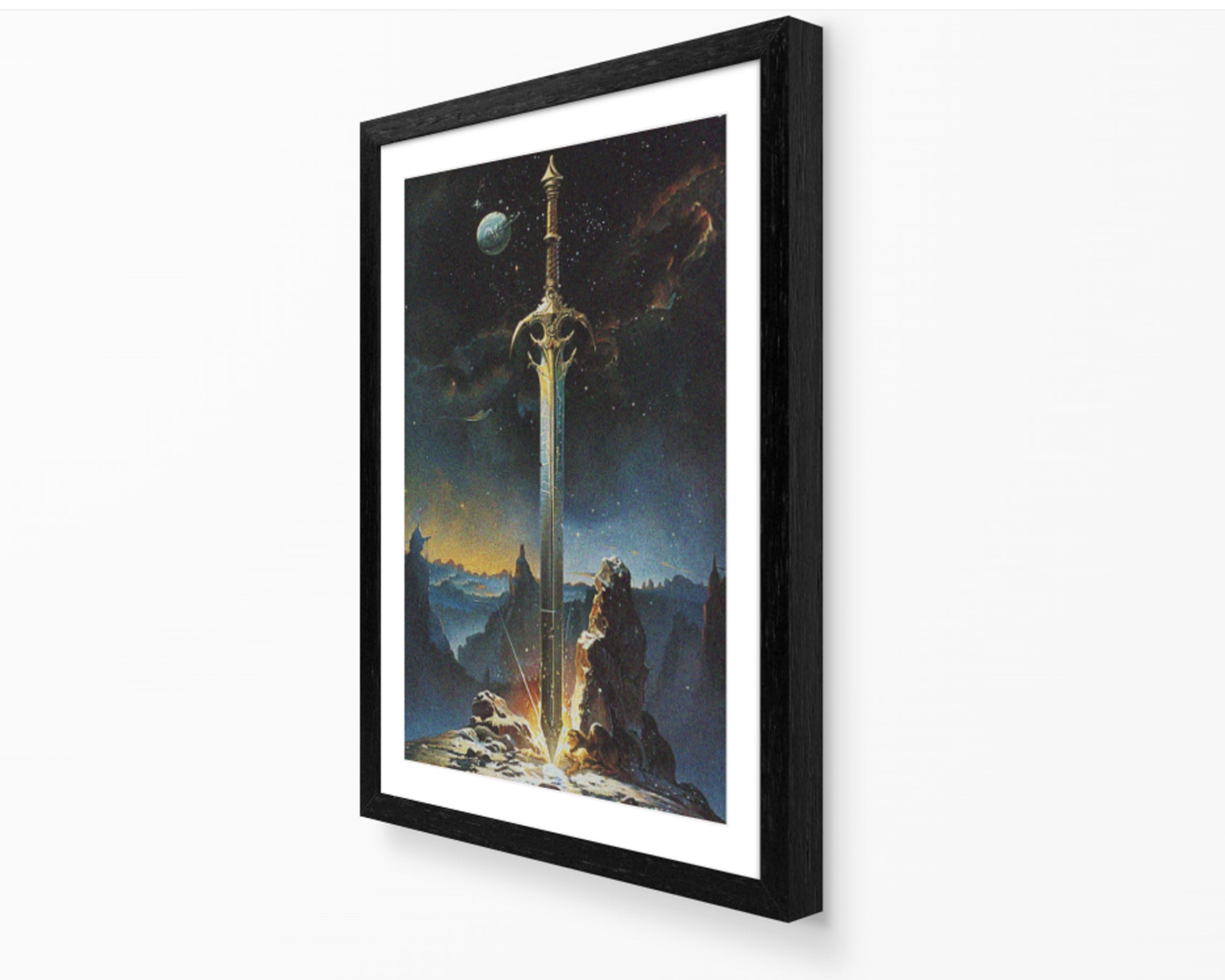 Celestial Sword - Dark Fantasy Poster