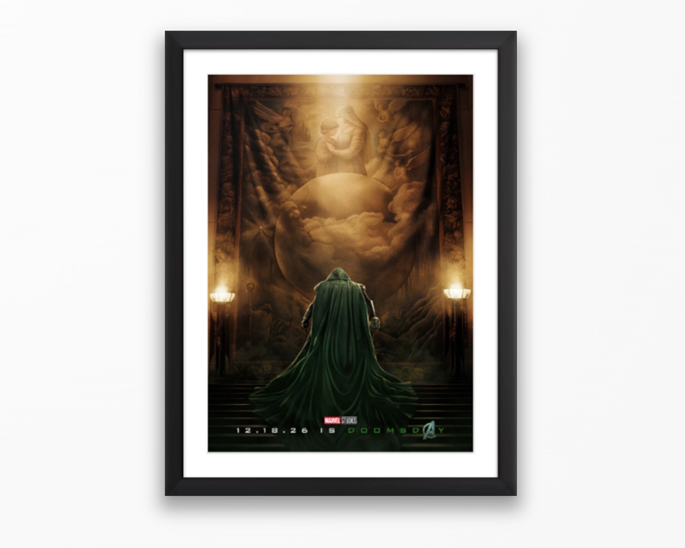 Avengers: Doomsday Stained Glass Poster