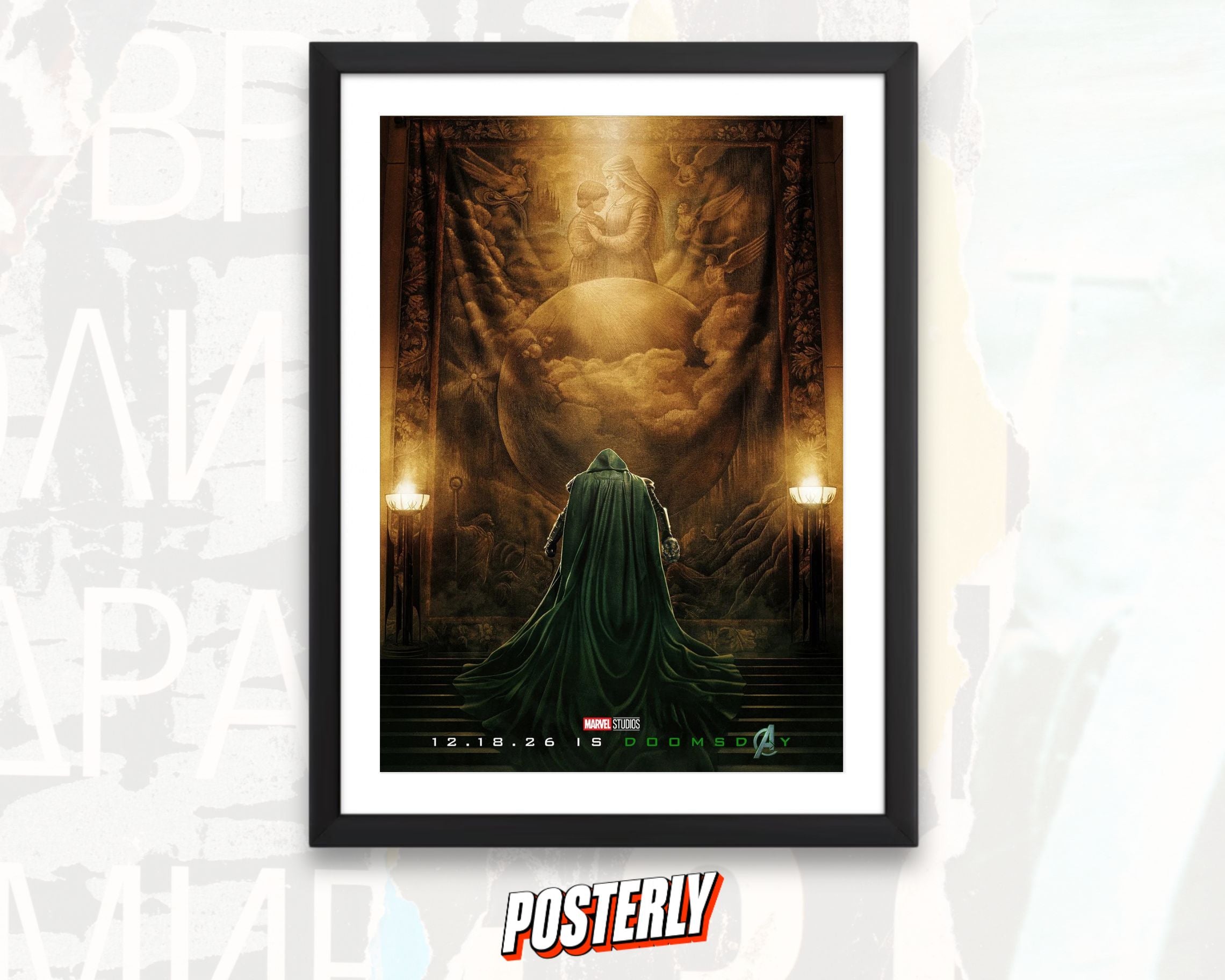 Avengers: Doomsday Stained Glass Poster