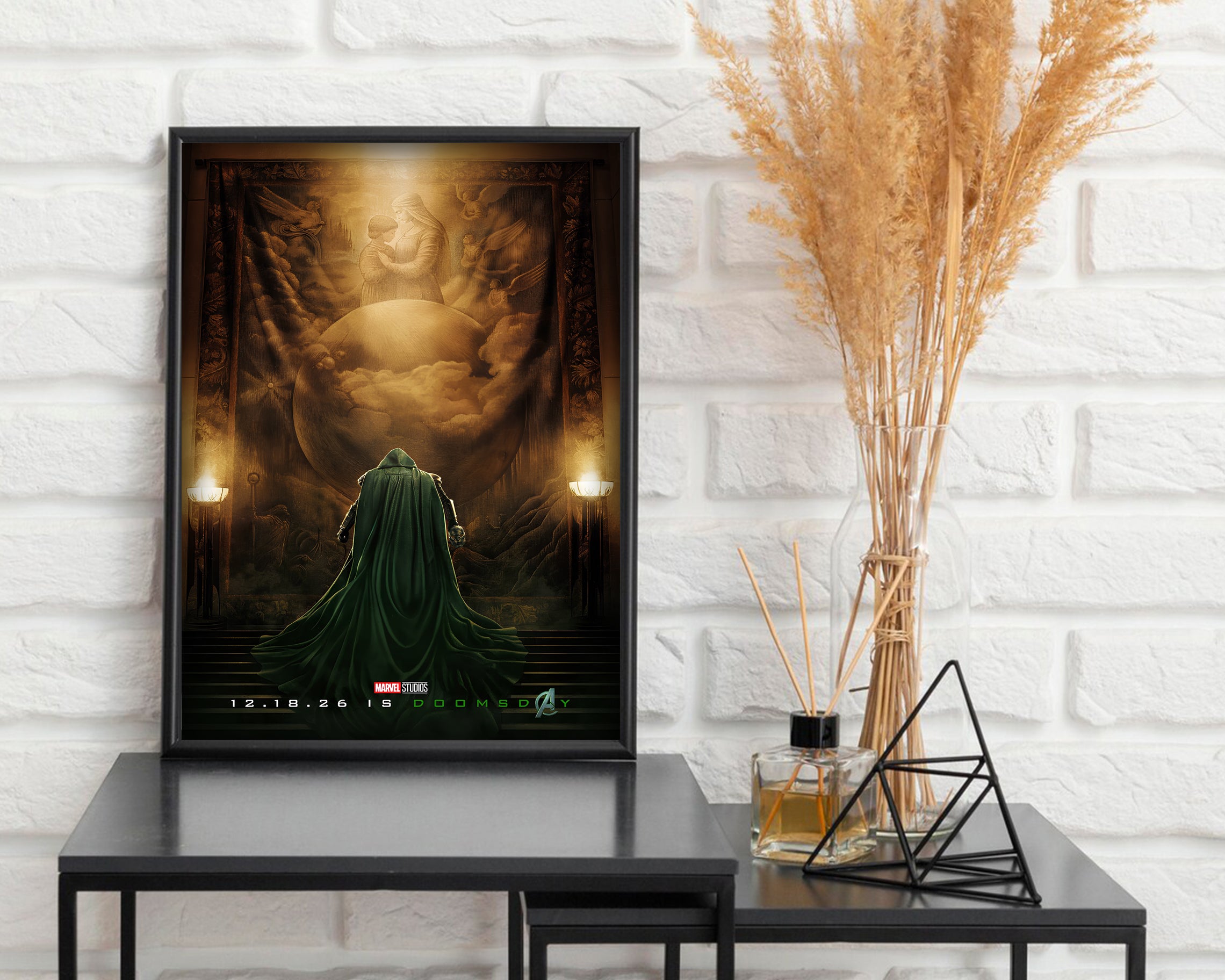 Avengers: Doomsday Stained Glass Poster