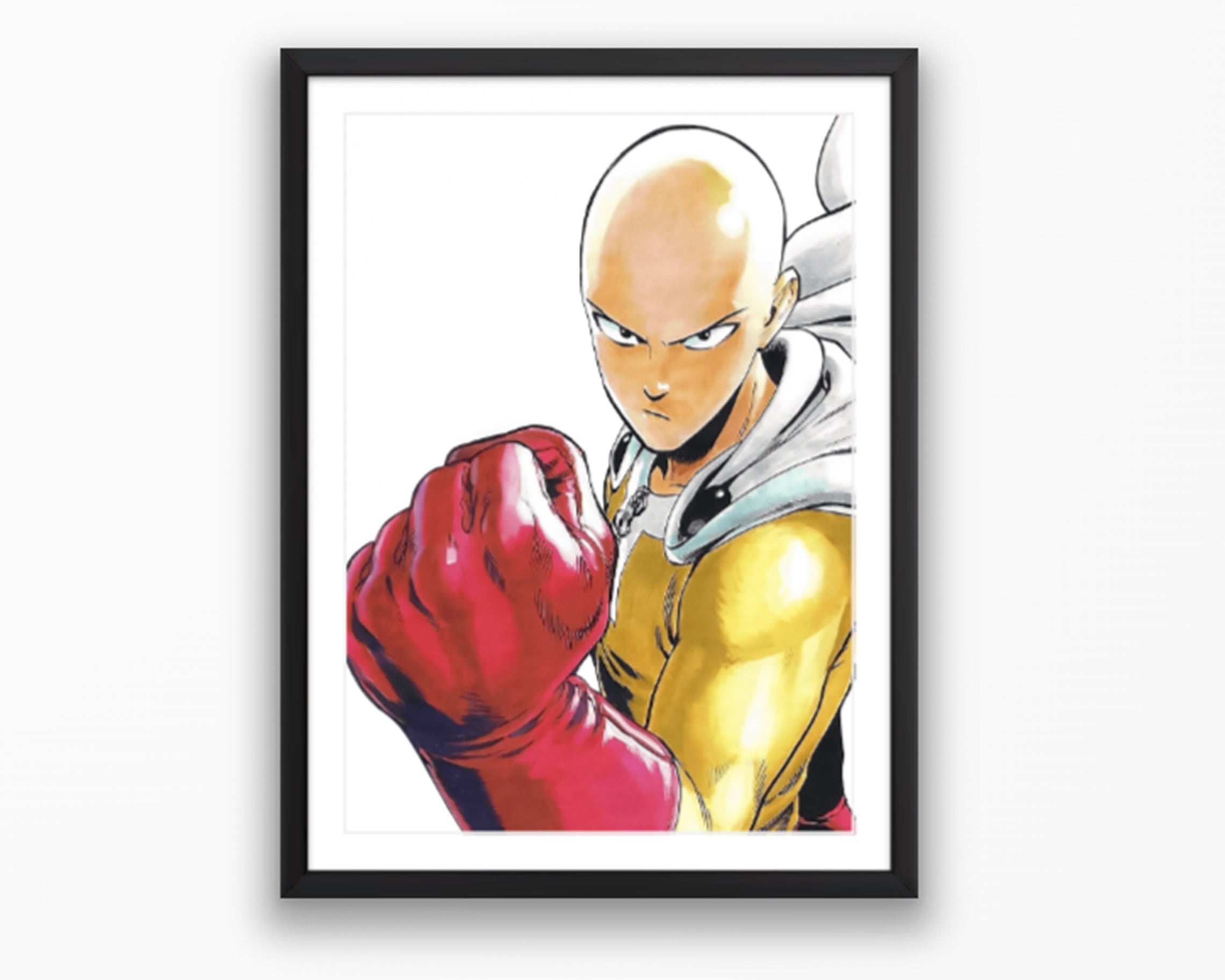 Saitama Manga Panel Poster