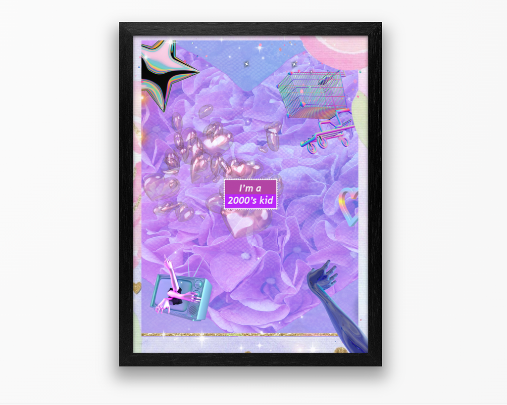 I'm a 2000s Kid Y2K Aesthetic Poster