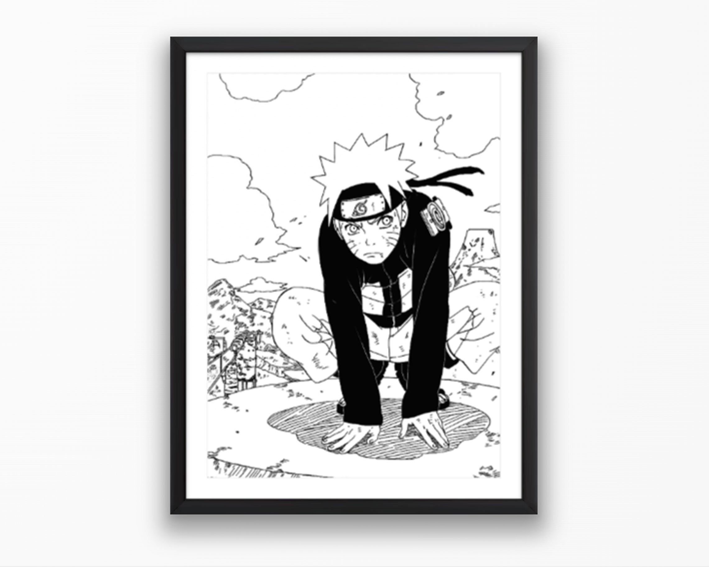 Knucklehead Ninja - Naruto Manga Panel Poster