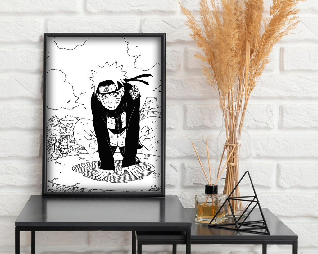 Knucklehead Ninja - Naruto Manga Panel Poster