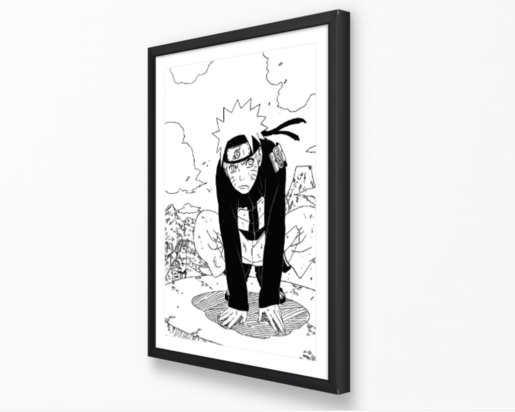 Knucklehead Ninja - Naruto Manga Panel Poster