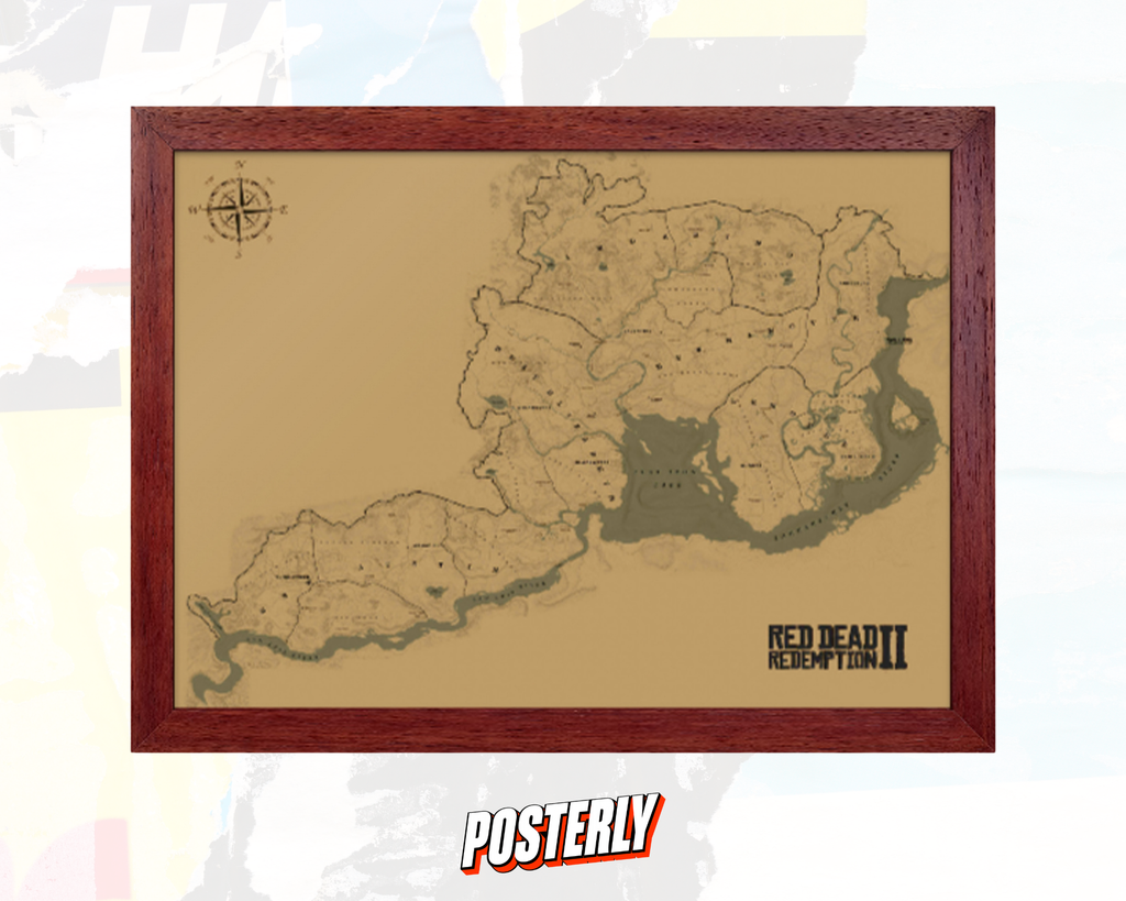 Read Dead Redemption 2 Map Poster