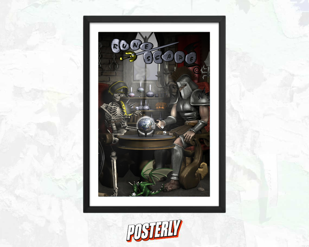 RuneScape 2007 Tim and Crunchy Poster