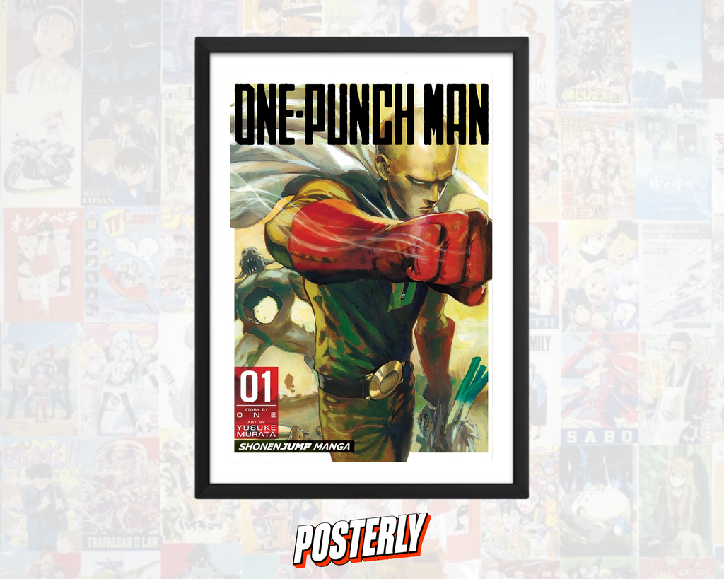 One Punch Man Vol. 1 Cover Poster