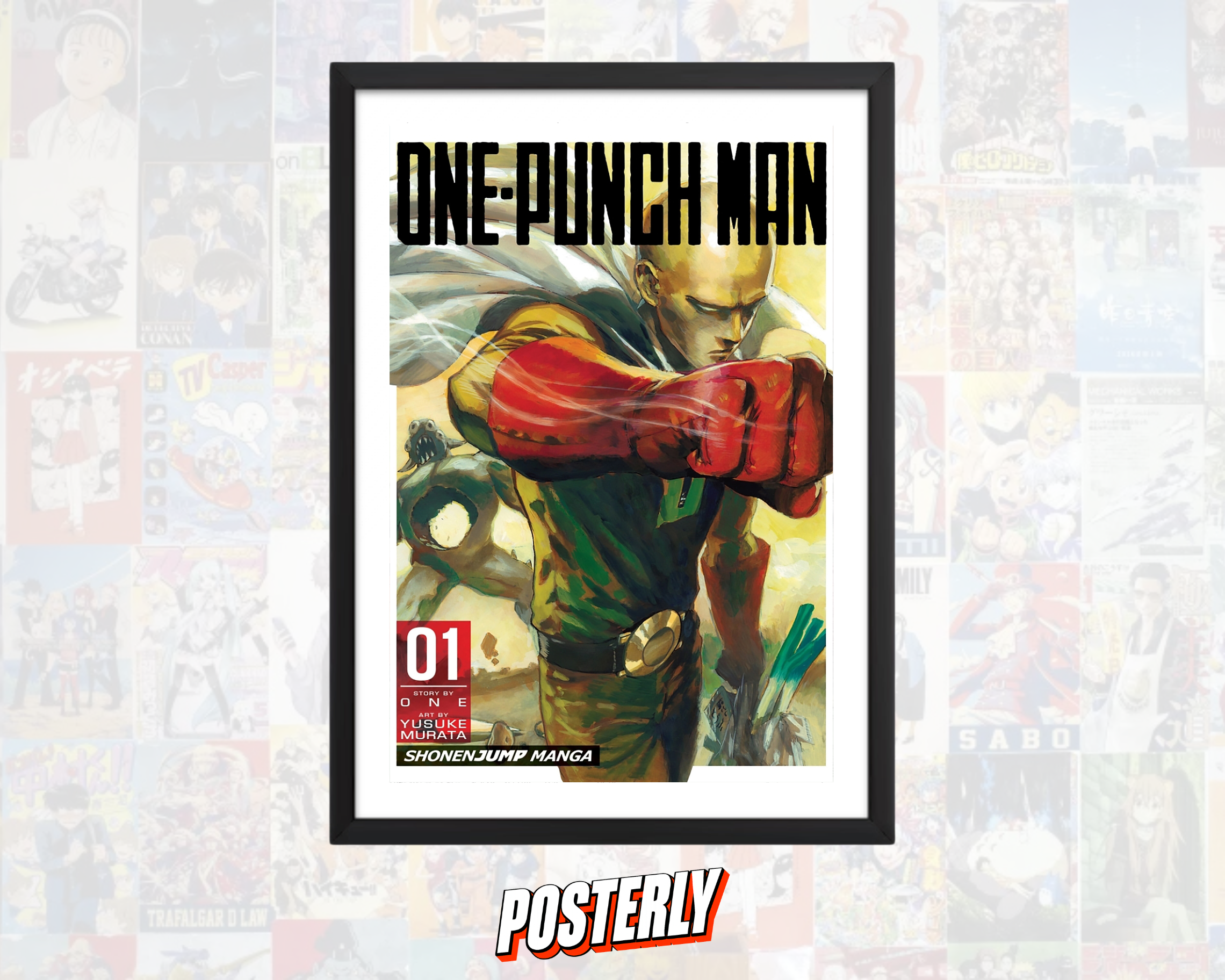 One Punch Man Vol. 1 Cover Poster