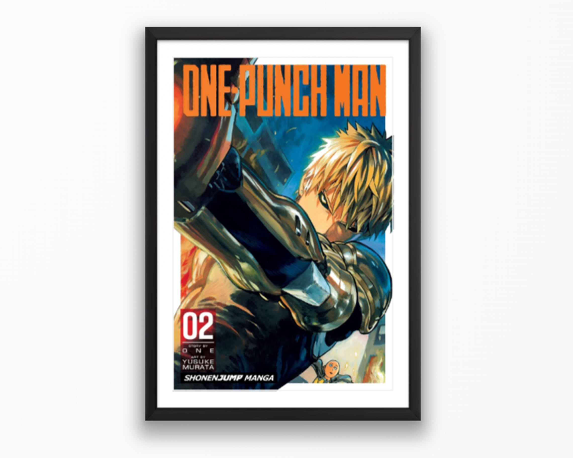 One Punch Man Vol. 2 Cover Poster