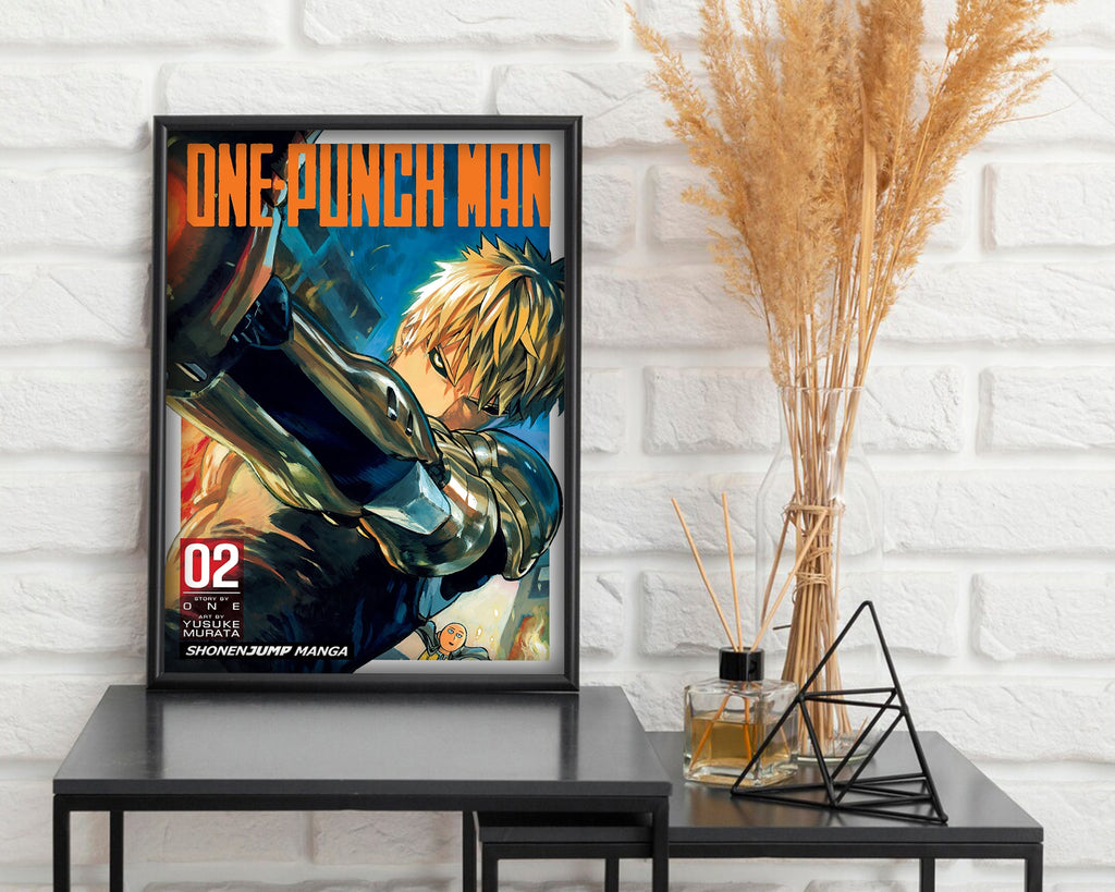 One Punch Man Vol. 2 Cover Poster