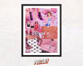 Pink 2000s Aesthetic Collage Poster