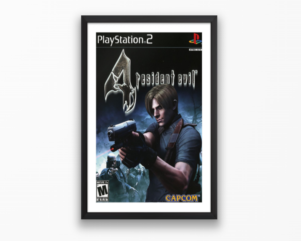 Resident Evil 4 Game Cover Poster