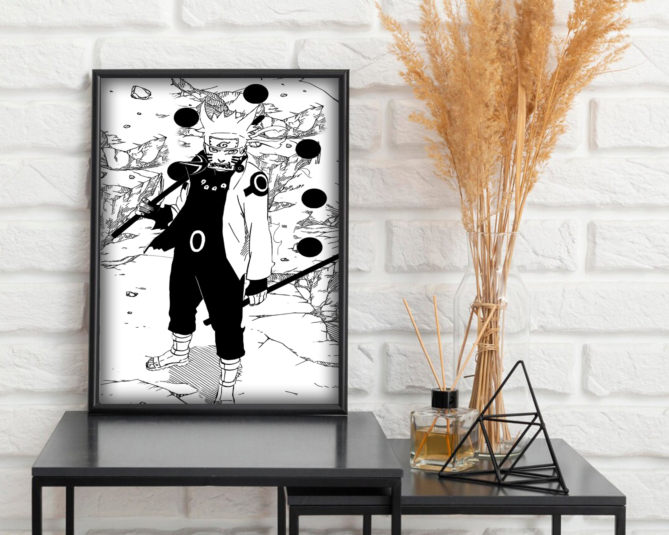Six Paths Mode Manga Panel Poster
