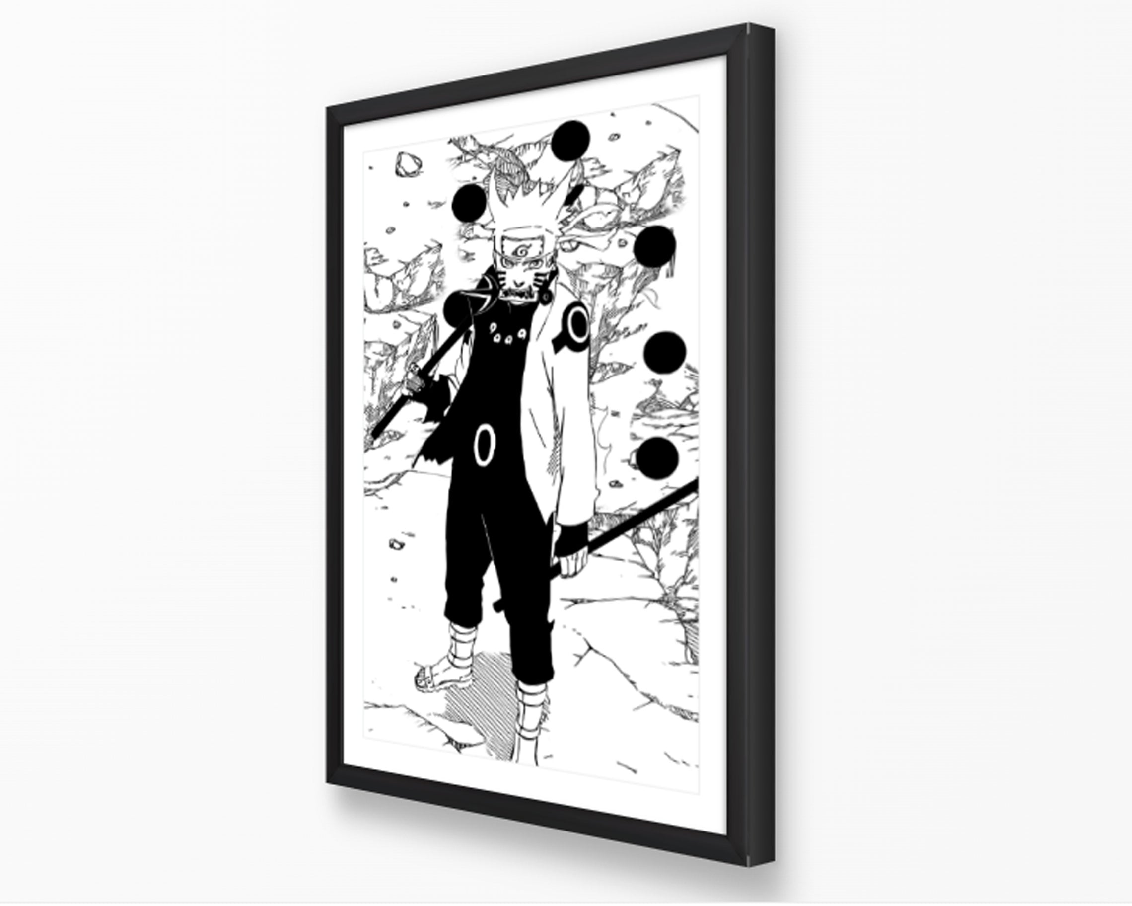 Six Paths Mode Manga Panel Poster
