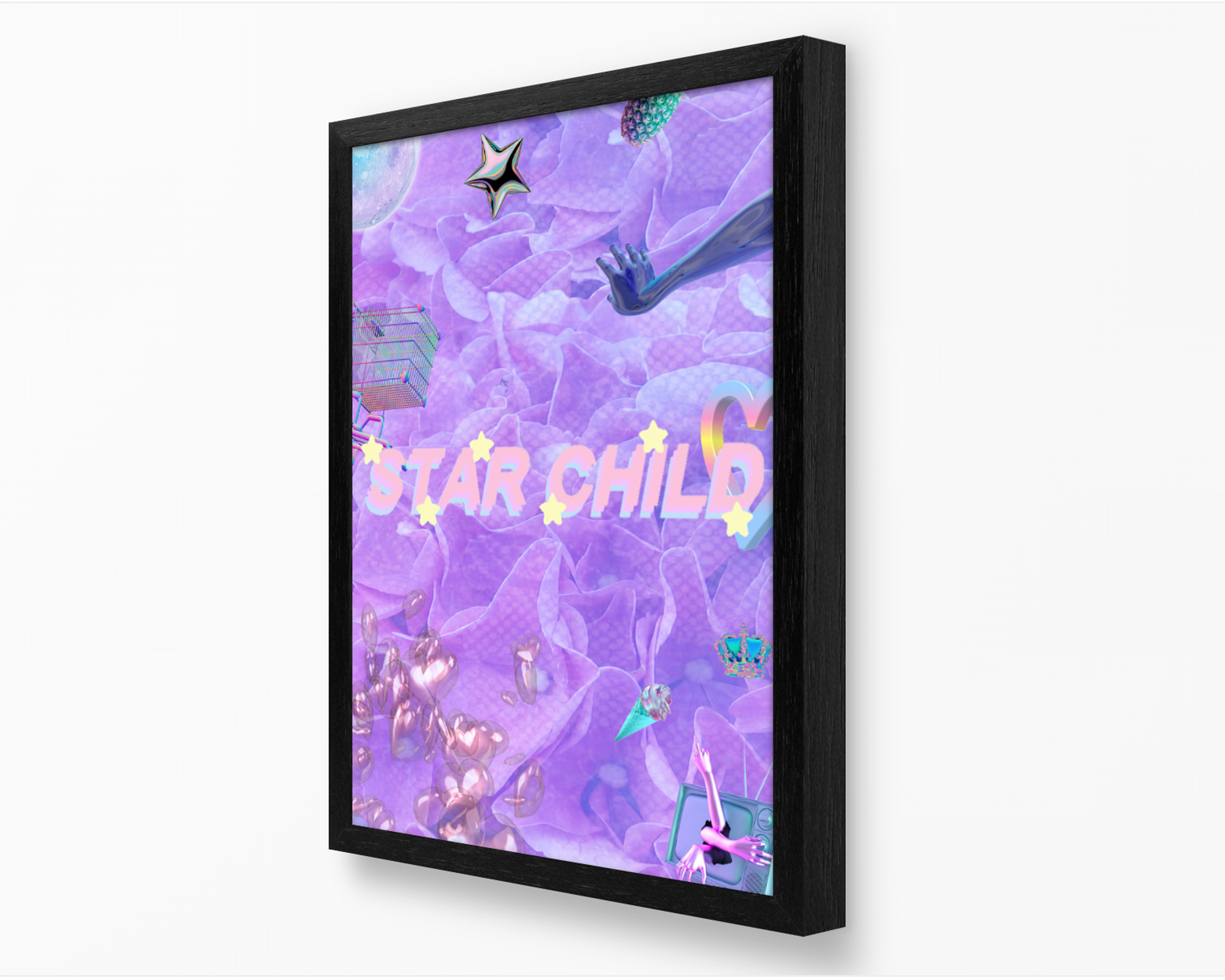 Star Child Y2K Aesthetic Poster