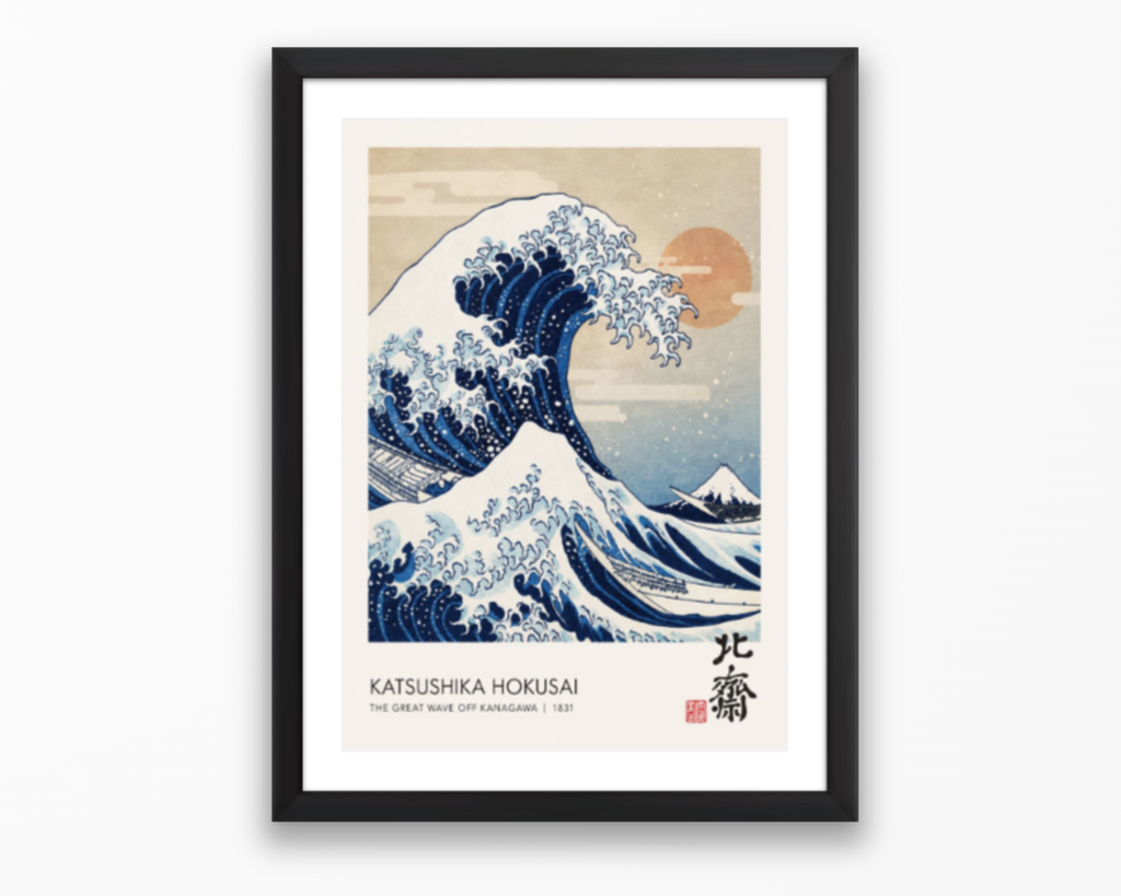 The Great Wave Off Kanagawa Poster