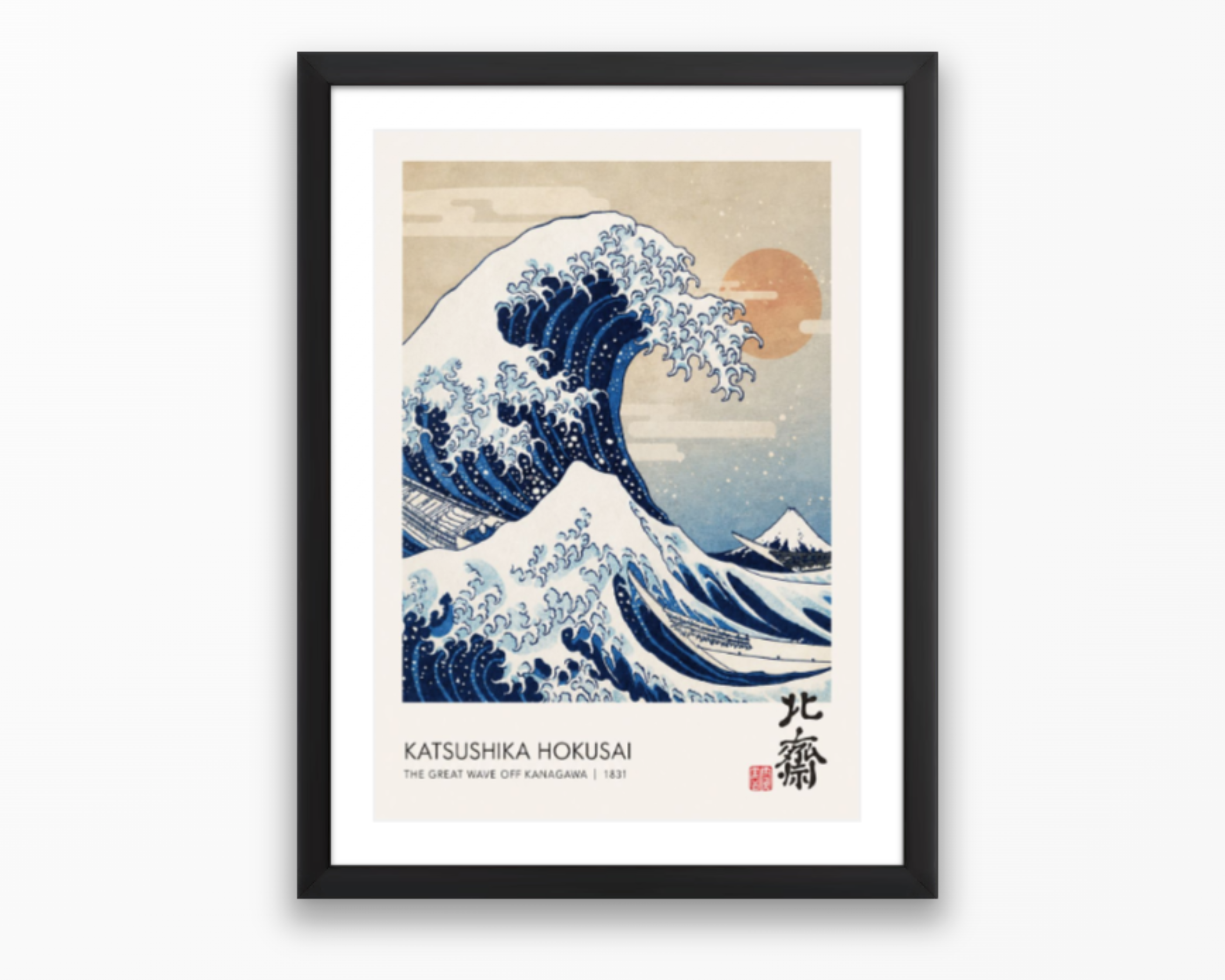 The Great Wave Off Kanagawa Poster