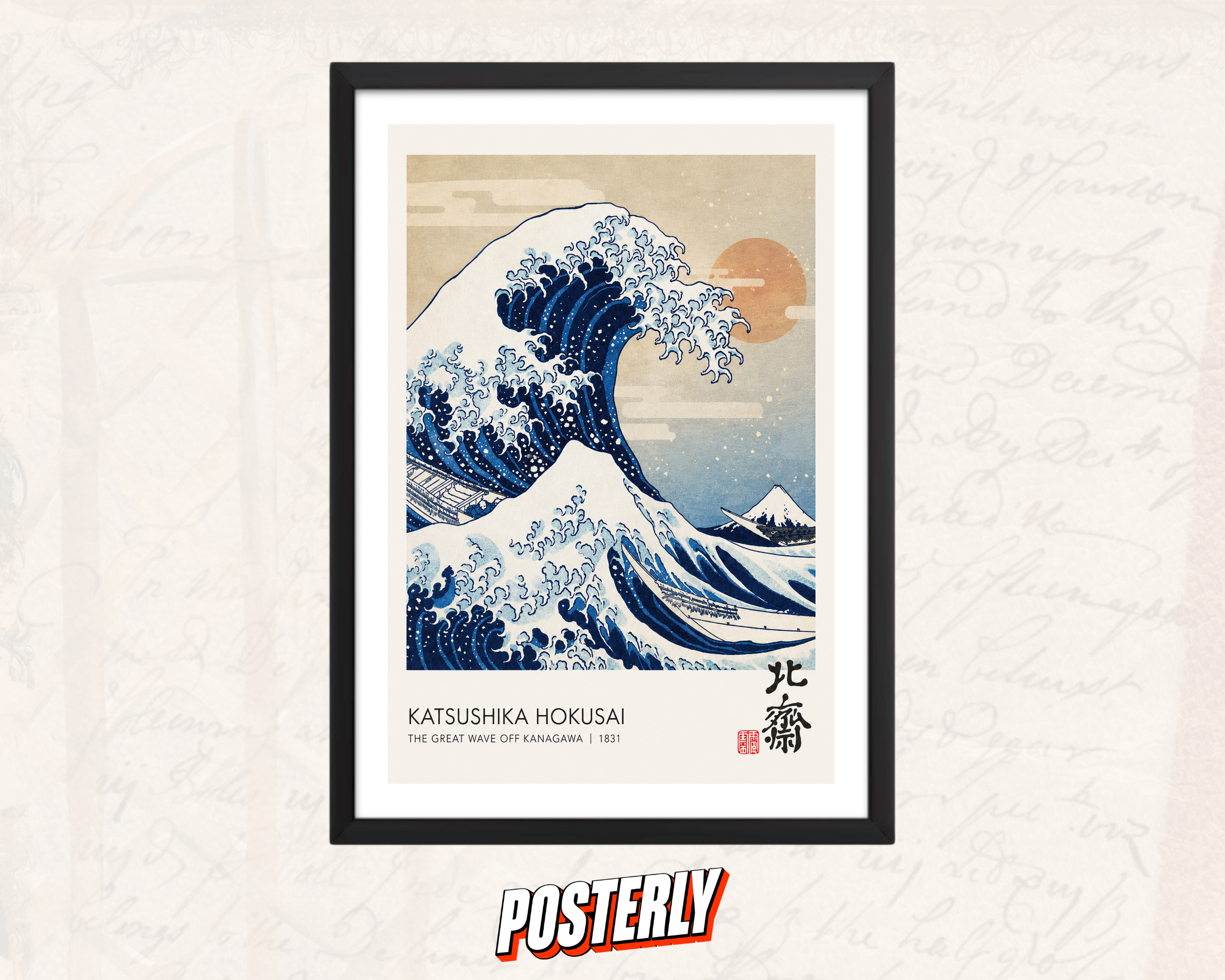 The Great Wave Off Kanagawa Poster