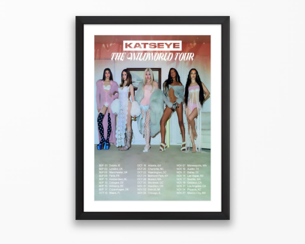 KATSEYE The Wildworld Tour Poster